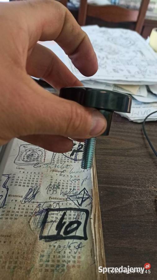 pokrętło nastawne ebonit nowe do maszyn Kłodawa