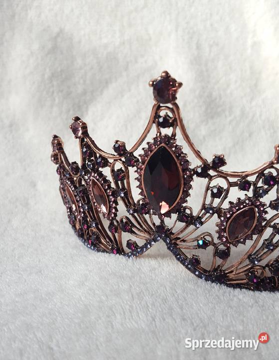 Korona czarna królowa wróżka wiedźma bal wesele Szczecin