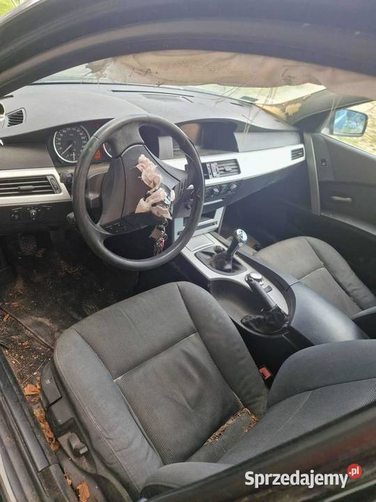 BMW e60 m57d25 uszkodzony lubelskie Sławatycze