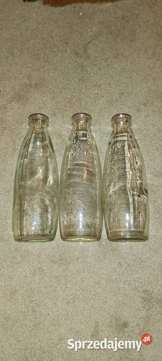 Stare butelki mleku Augustów