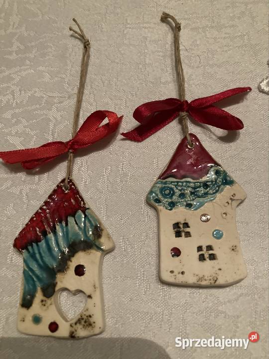 Domki Zawieszki Ceramiczne Wykonane Ręcznie 2 Dom i Ogród Czerwionka-Leszczyny sprzedam