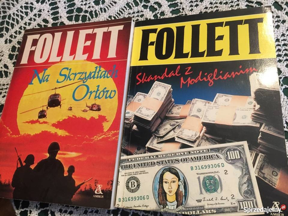 Ken Follett – 5 książek - (1szt. = 10zł)