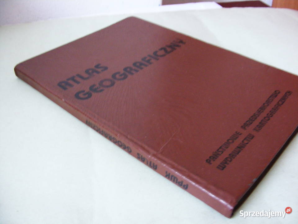 Przeglądowy atlas Świata Atlas geograficzny sprzedam