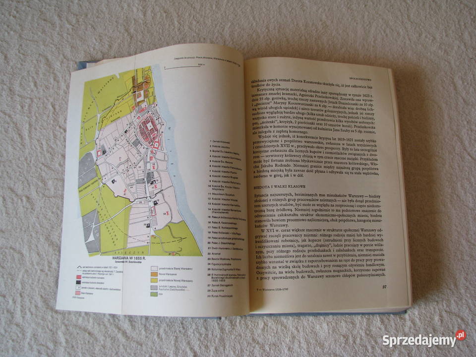 Warszawa w latach 15261795 red Stefan Kieniewicz Książki naukowe i popularnonaukowe Brzegi