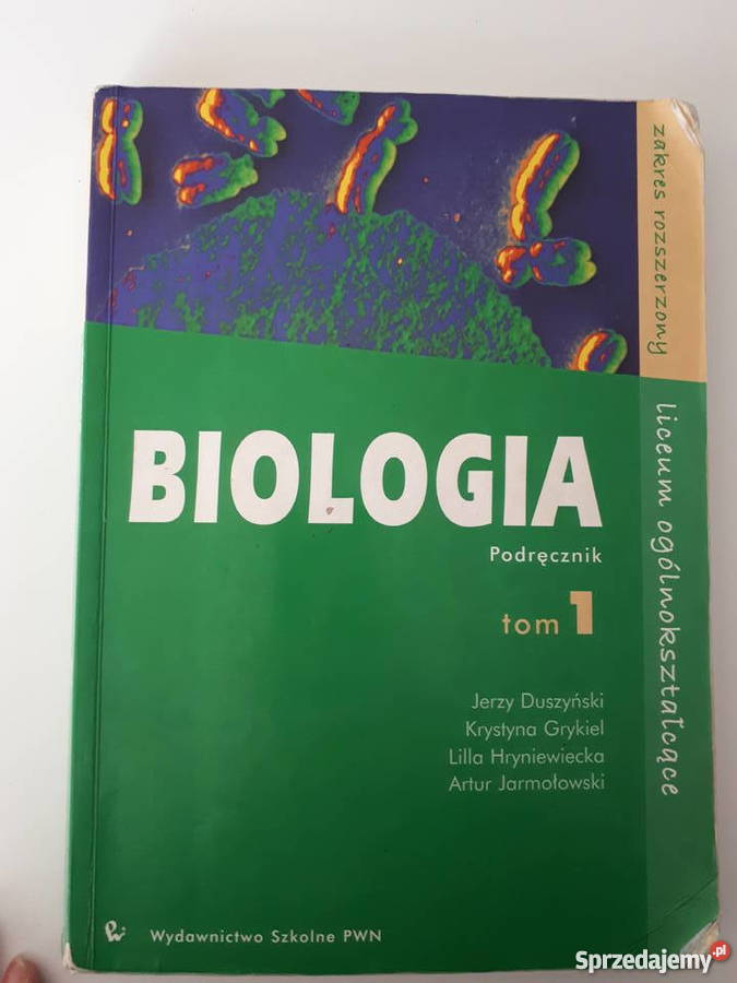 Biologia Podręcznik Tom 1 Wydawnictwo Szkolne Kielce