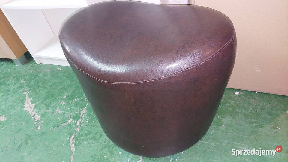 pufa owalna na kółkach Pufy i podnóżki Poznań