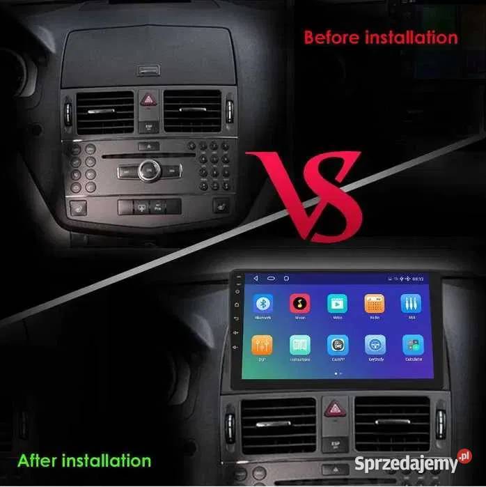Radio Android 12 Mercedes klasa C W204 S204 gps Ożarowice