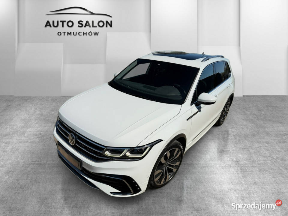 Volkswagen Tiguan RLINE SKÓRA panorama ACC blis pełny VAT Otmuchów