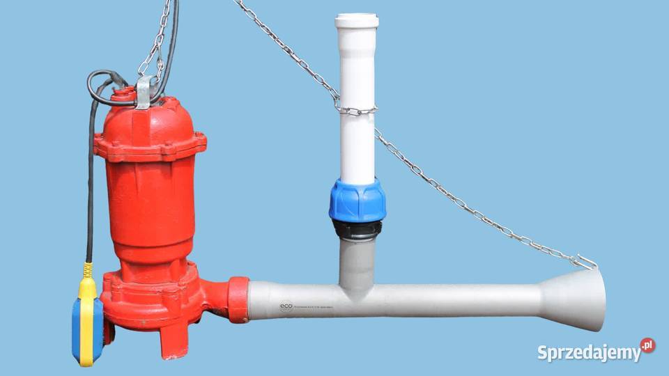 Aerator strumienica do napowietrzania wody stawu Sobótka