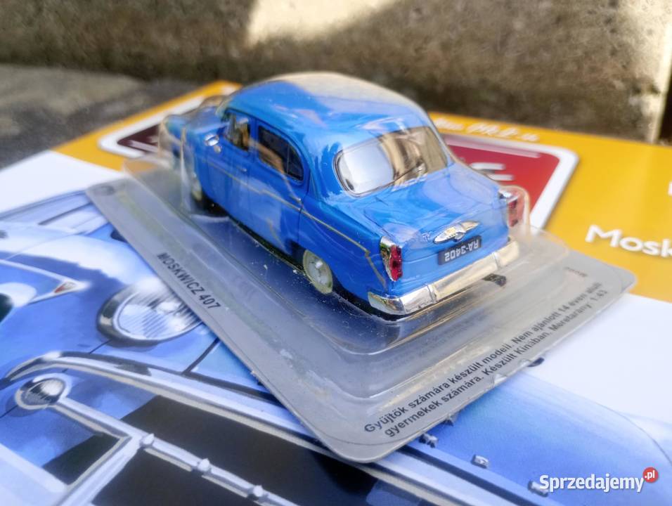 MOSKWICZ 407 model 143 Deagostini kultowe auta mazowieckie Warszawa