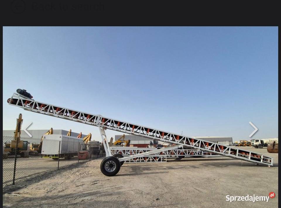 Taśmociąg mobilny przenośnik taśmowy 18m x 800mm Kołodziejewo