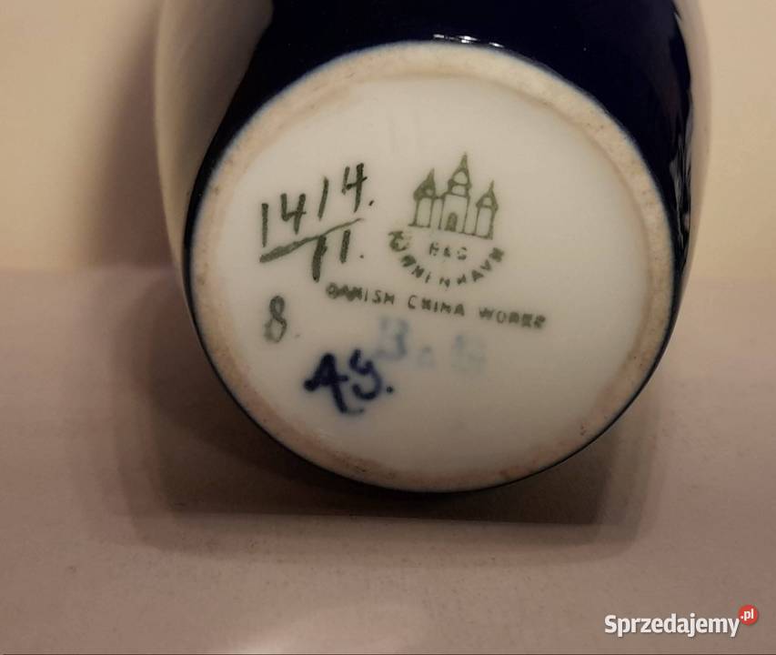 Porcelanowy Wazon BingGrondahl z 1900r dolnośląskie Dzierżoniów