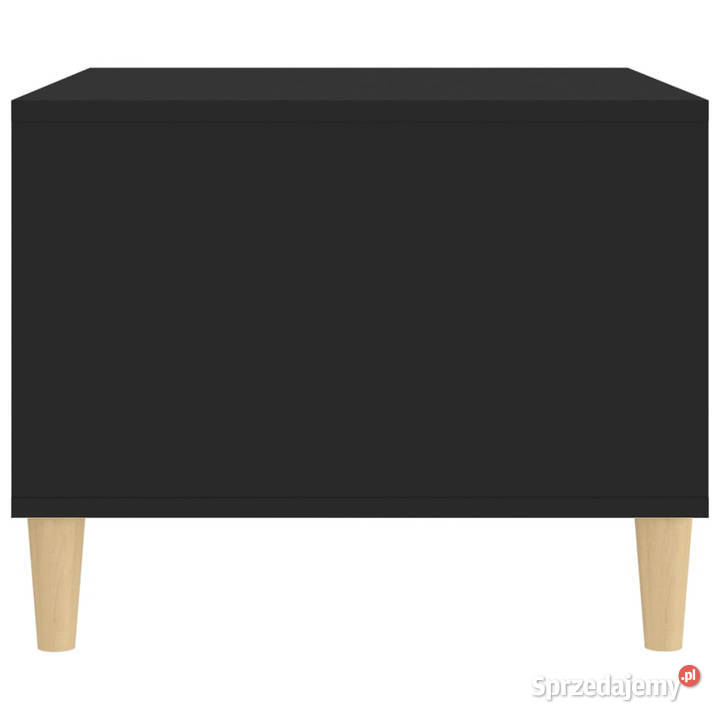 Stolik kawowy czarny 60x50x40 materiał Warszawa