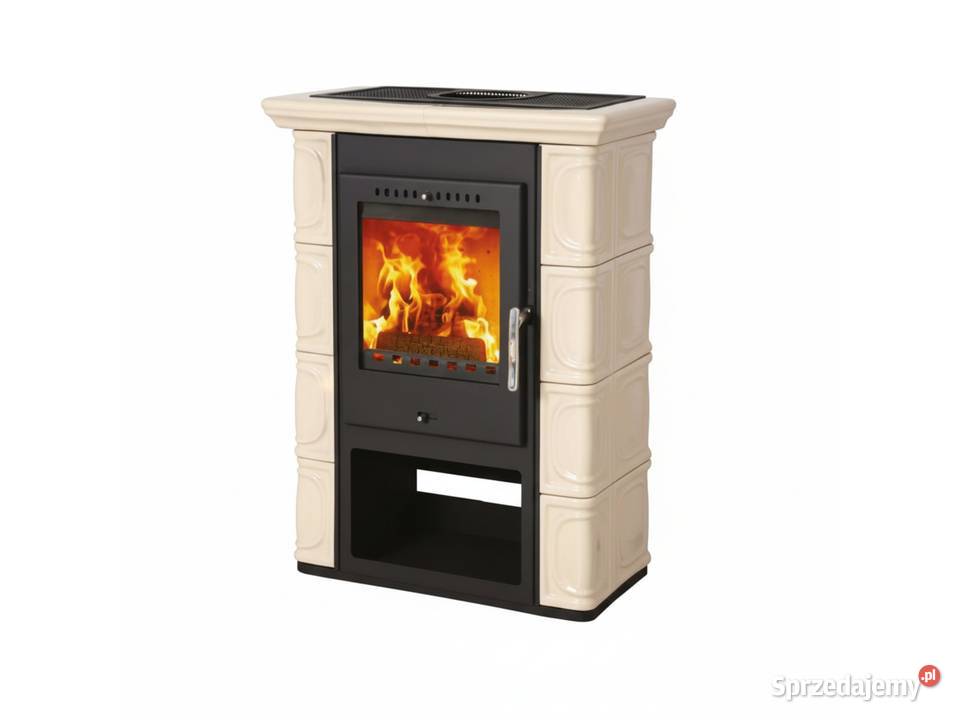 Piec piecyk kaflowy Thorma BORGHOLM Kremowy 7kw Piersno