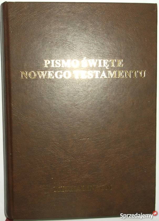 PISMO ŚWIĘTE NOWEGO TESTAMENTU BIBLIA Tarnów