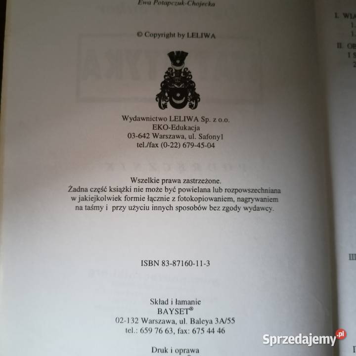 Statystyka Peuker podręczniki szkolne księgarnia Warszawa