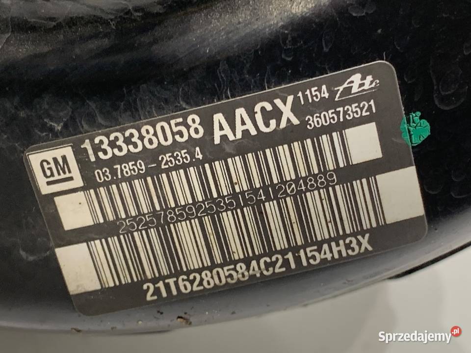 SERWO HAMULCOWE OPEL ASTRA J 13338058 Hatchback sprzedam