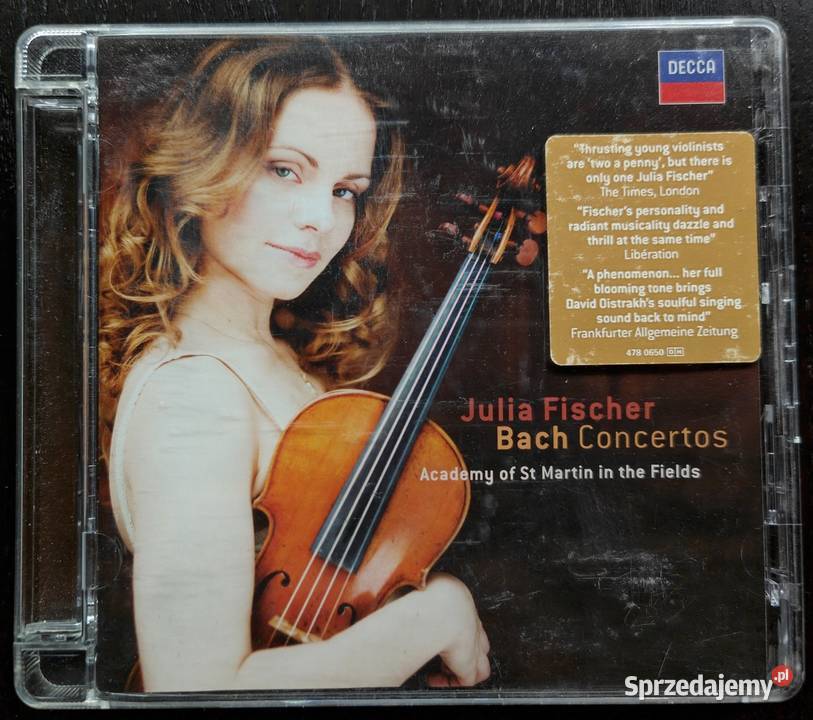 Bach koncert na skrzypce wyk Julia Fischer CD