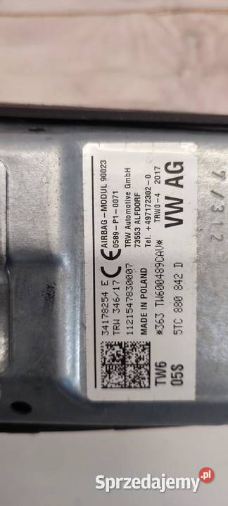 TIGUAN II PODUSZKA KOLANOWA AIRBAG 5TC880842D osobowe