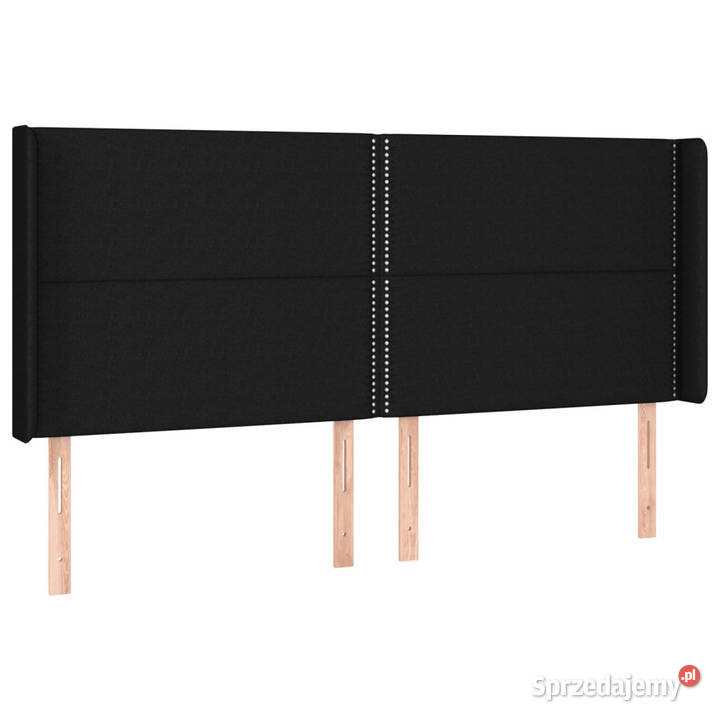 Zagłówek do łóżka z LED czarny 163x16x118128 Warszawa