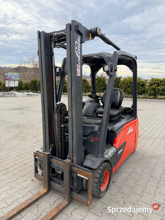 wózek widłowy elektryczny LINDE E16 Triplex 460m
