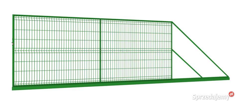 Brama przesuwna 3D POLBRAM kpl 4m OCRAL Miechów