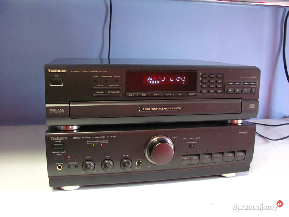 Odtwarzacz CD Technics SLPD6 zmieniarka na 5 Łódź