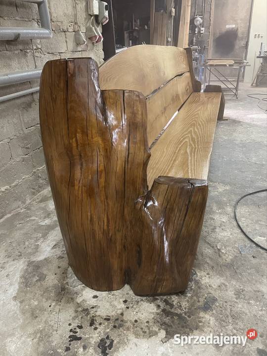 Meble ogrodowe stół monolit stolik live edge dąb sprzedam