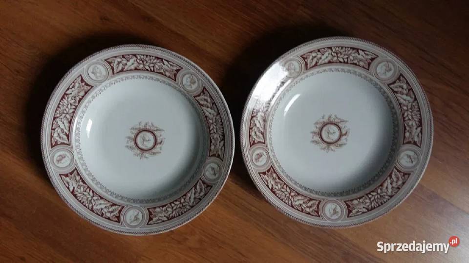 Antyk Talerz Patera Dekor 2 Gustavsberg Szwecja Gdańsk