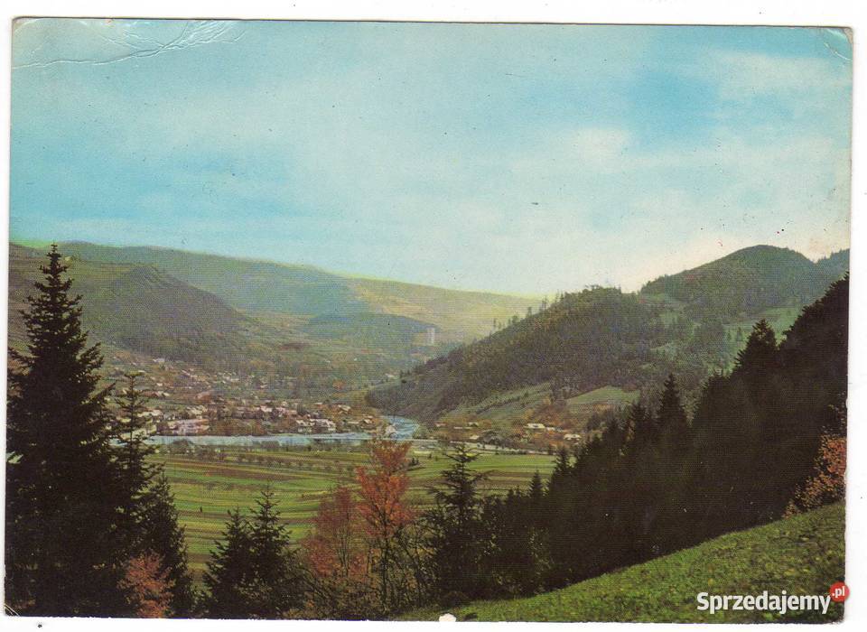 SZCZAWNICA KRAJOBRAZ POCZTÓWKA Krynki