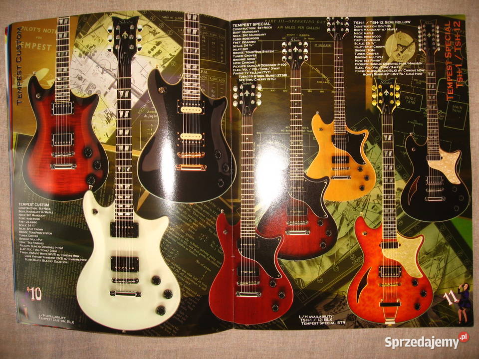 Schecter Guitar Research 2004 guitar catalog Kępice
