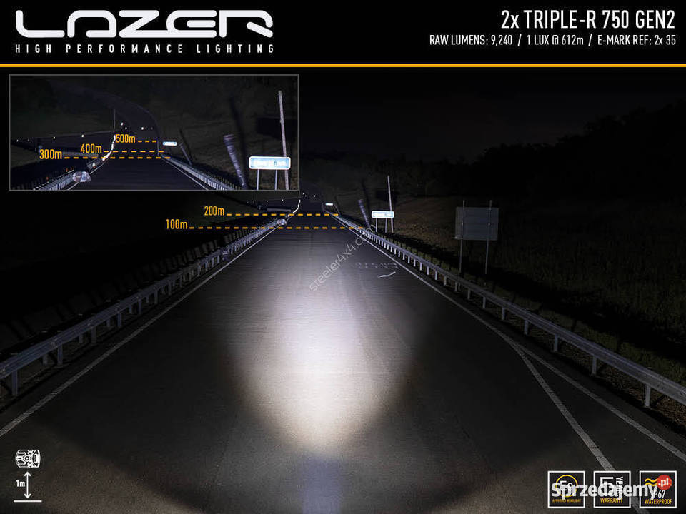 LAZER TripleR 750 GEN2 Volkswagen Amarok Zestaw Pasłęk