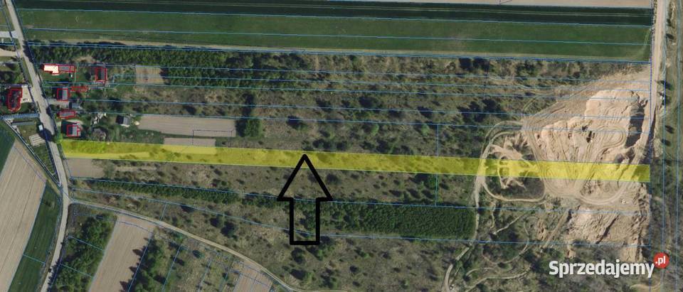 Udział 18 w działce niezabudowanej 8713m2 Sprzedaż Radostków-Kolonia