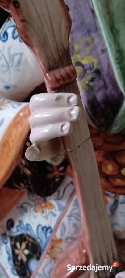 12 KILO WAGA WYSOKA 94 SYGNOWANA PORCELANA MA wielokolorowy Figurki i rzeźby wielkopolskie Poznań