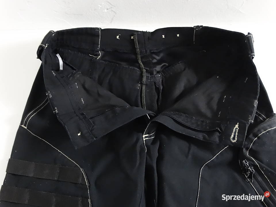 Spodnie Techwear Tactical Czarne z kontrastowymi Biłgoraj