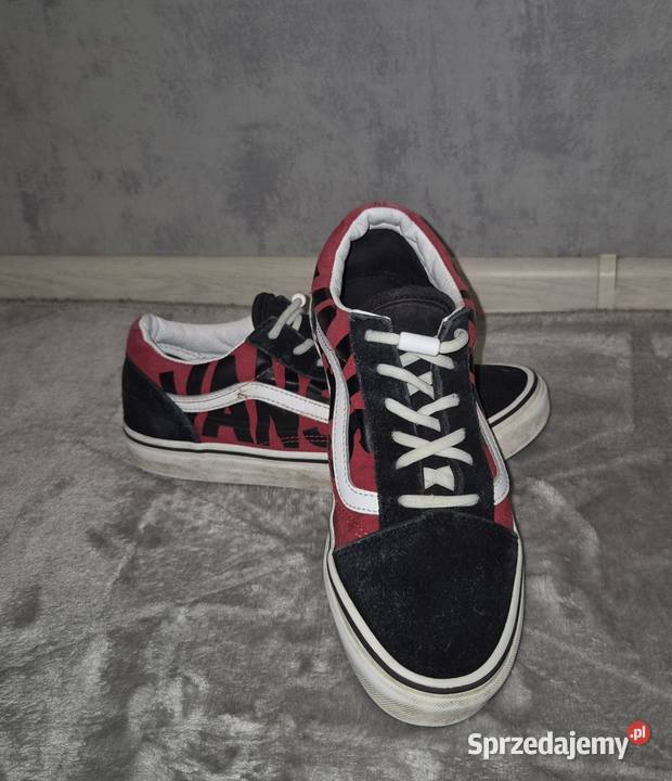 Buty chłopiec trampki Vans Old Skool 38 czerwony Sportowe Łódź