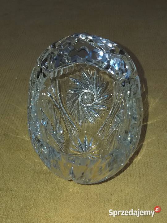 Kryształowy koszyk koszyczek przezroczysty Warszawa