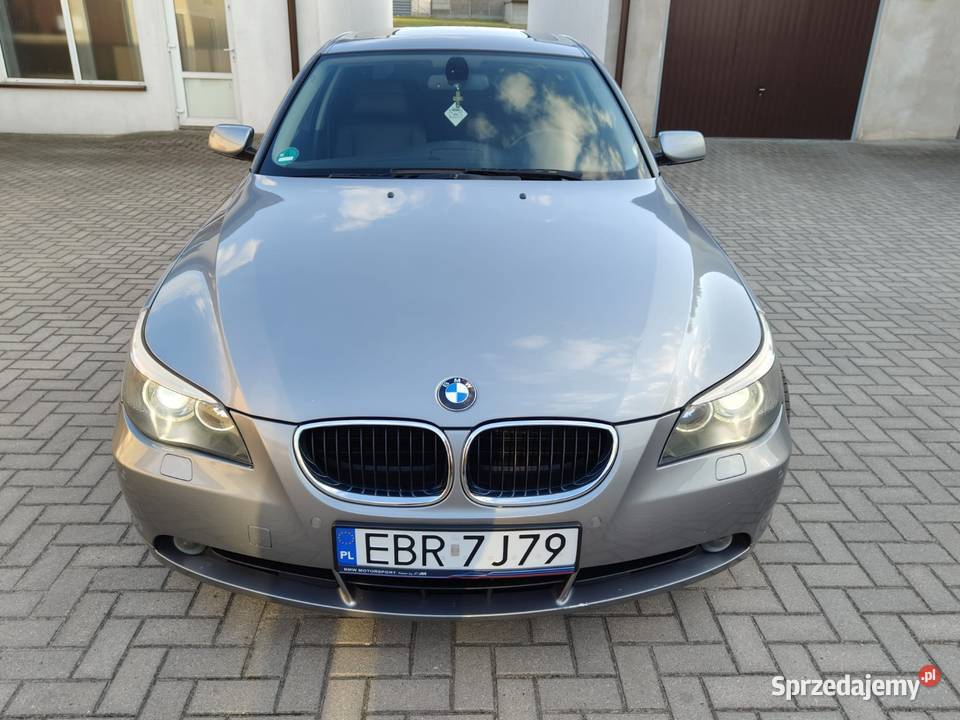 BMW E60 530D 218 Automat Komforty Bezwypadkowy automatyczna Brzeziny sprzedam