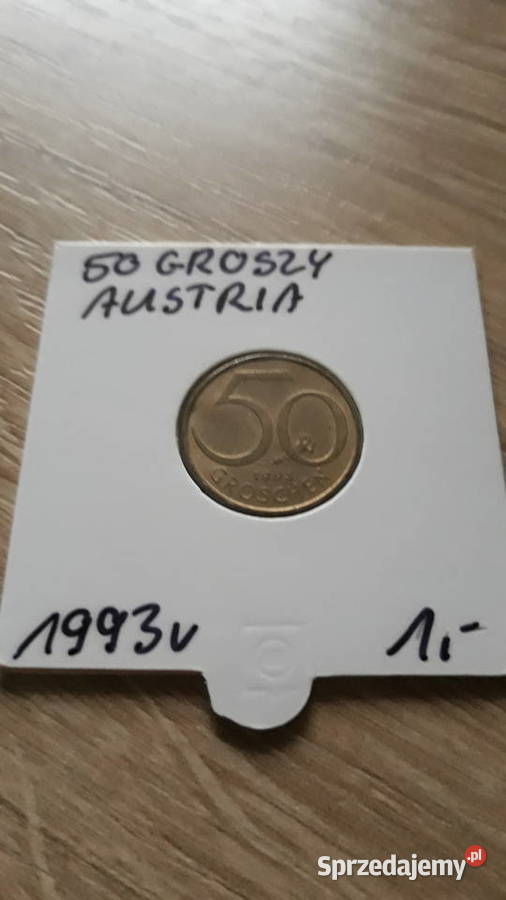 50 Groschen Austria 1975 i 1993 r Antyki, Sztuka, Kolekcje wielkopolskie Konin