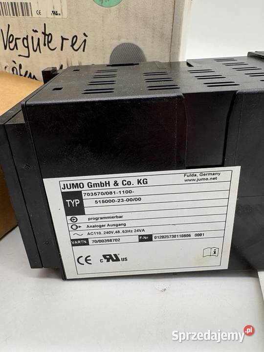 Jumo DICON 500 Regulator temperatury mazowieckie Warszawa