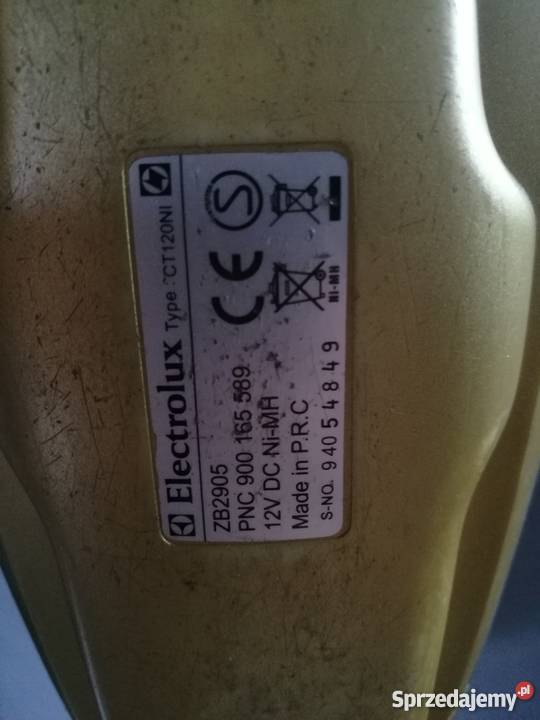 Odkurzacz bezprzewodowy 12V Electrolux Piotrków Trybunalski sprzedam