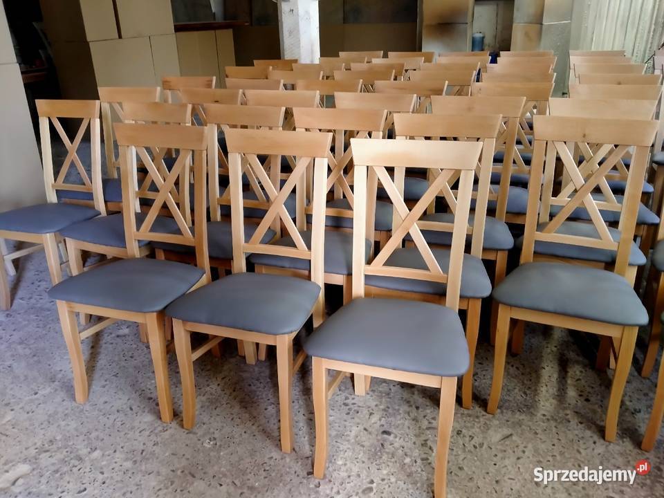 Krzesła bukowe nowe Krzesła świętokrzyskie Ostrowiec Świętokrzyski sprzedam