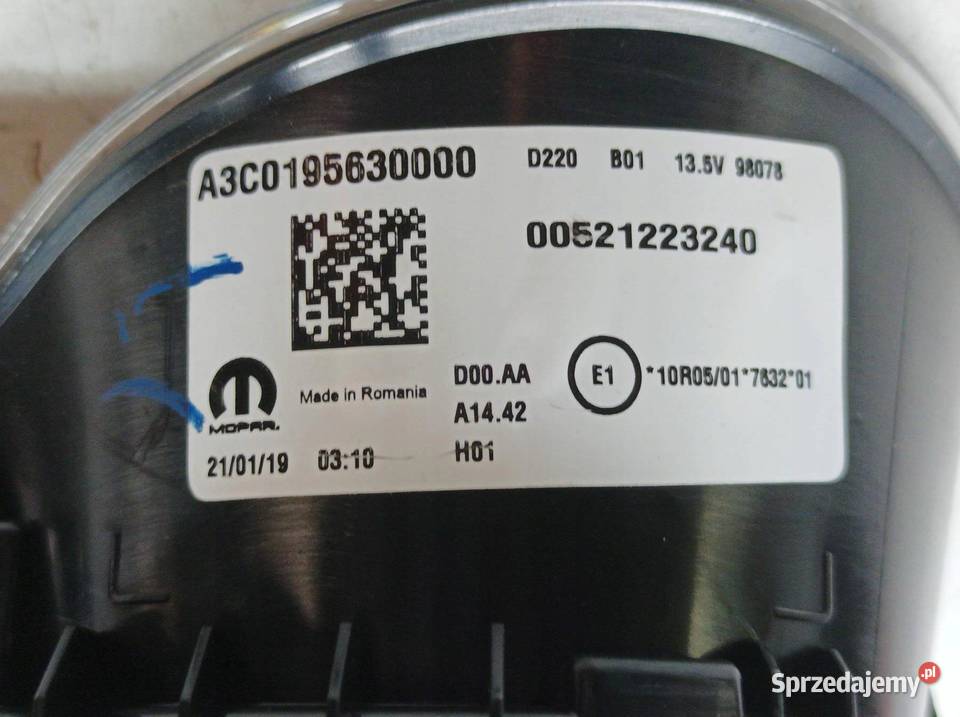 LICZNIK 00521223240 A3C0195630000 Fiat Tipo II świętokrzyskie sprzedam