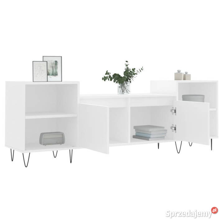 Szafka pod TV biała 80x36x50 materiał Szafki Warszawa