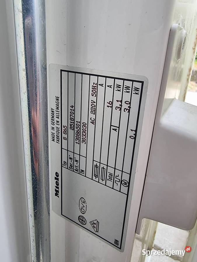 Magiel elektryczny Miele electronic B 865 szer Pozostałe Wrocław