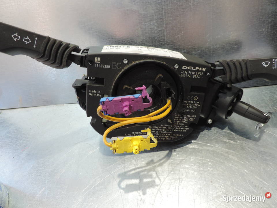 PRZEŁĄCZNIK ZESPOLONY OPEL VECTRA C 13165350 EC Panele sterowania, przełączniki