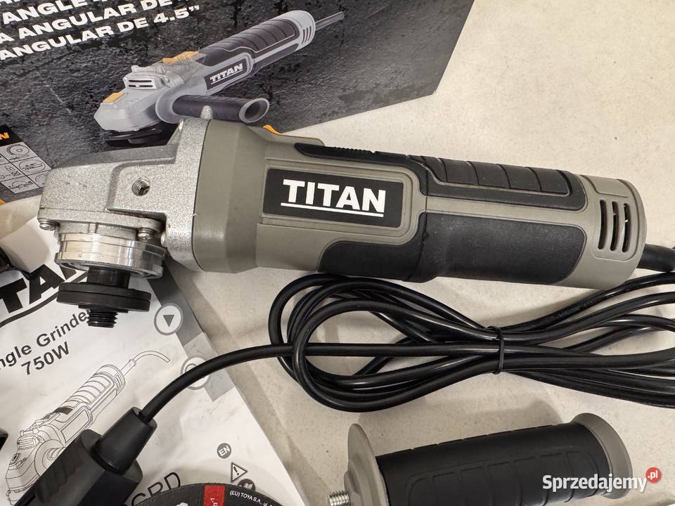 Szlifierka kątowa Titan 750W TTB878GRD 2025r Lesieniec
