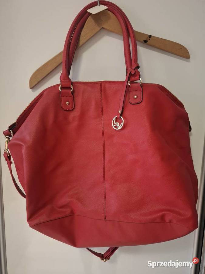 Czerwona duża torba Kielce