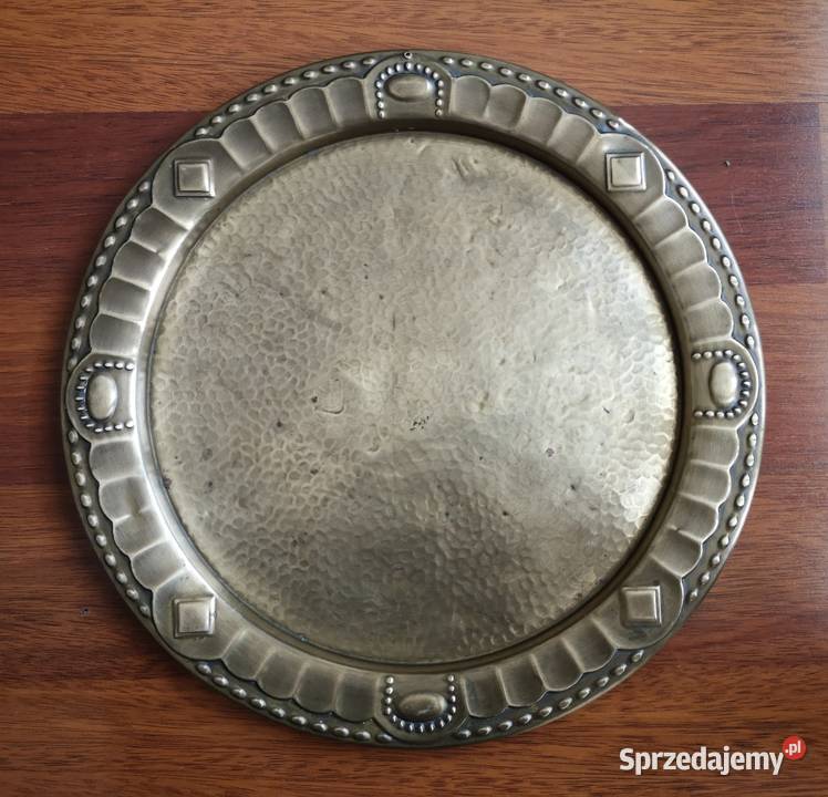 Stara mosiężna taca Pozostałe Katowice