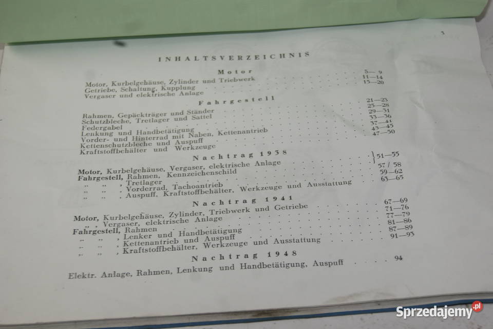 KATALOG CZĘŚCI NSU 98 QUICK Rybnik